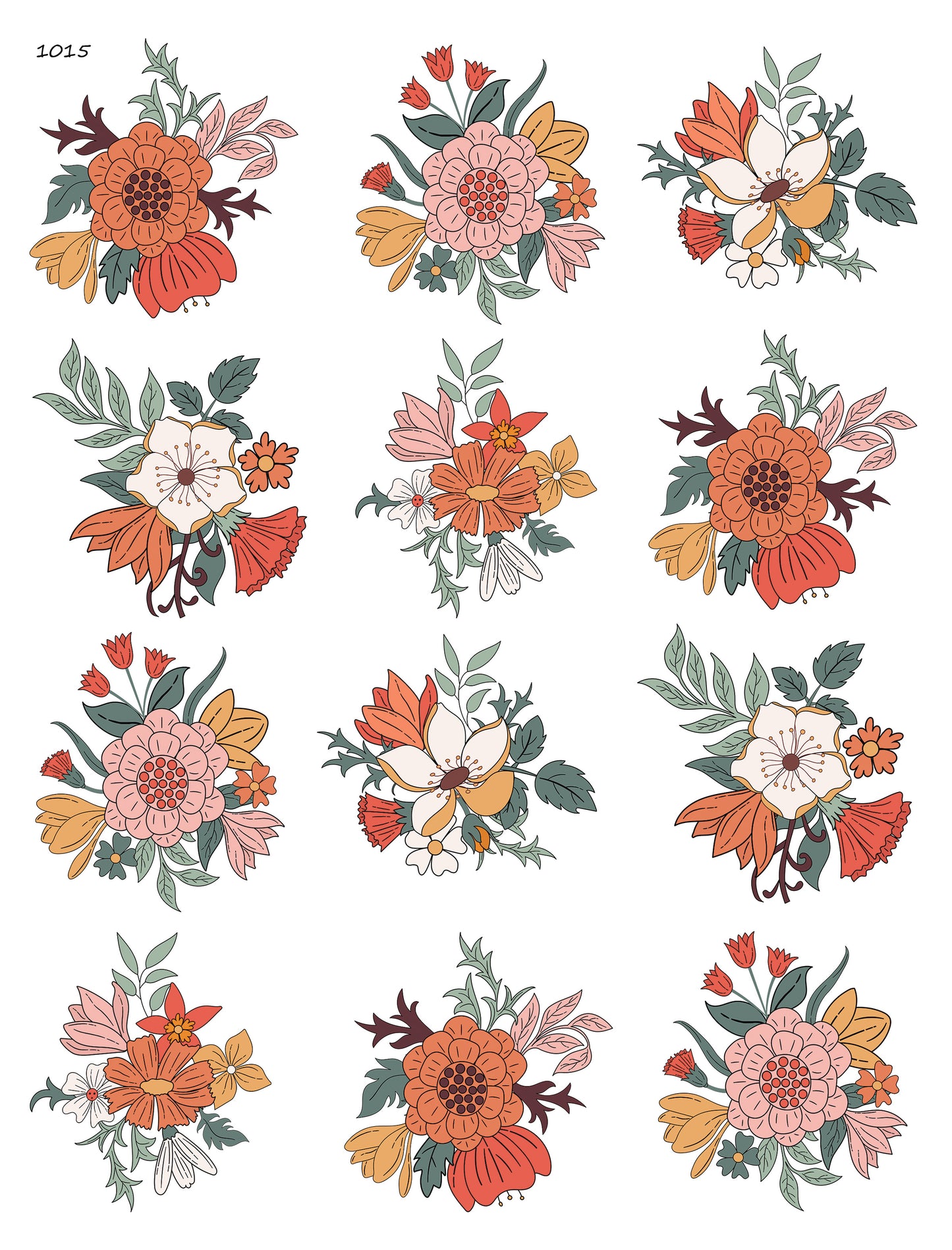 Retro Flowers