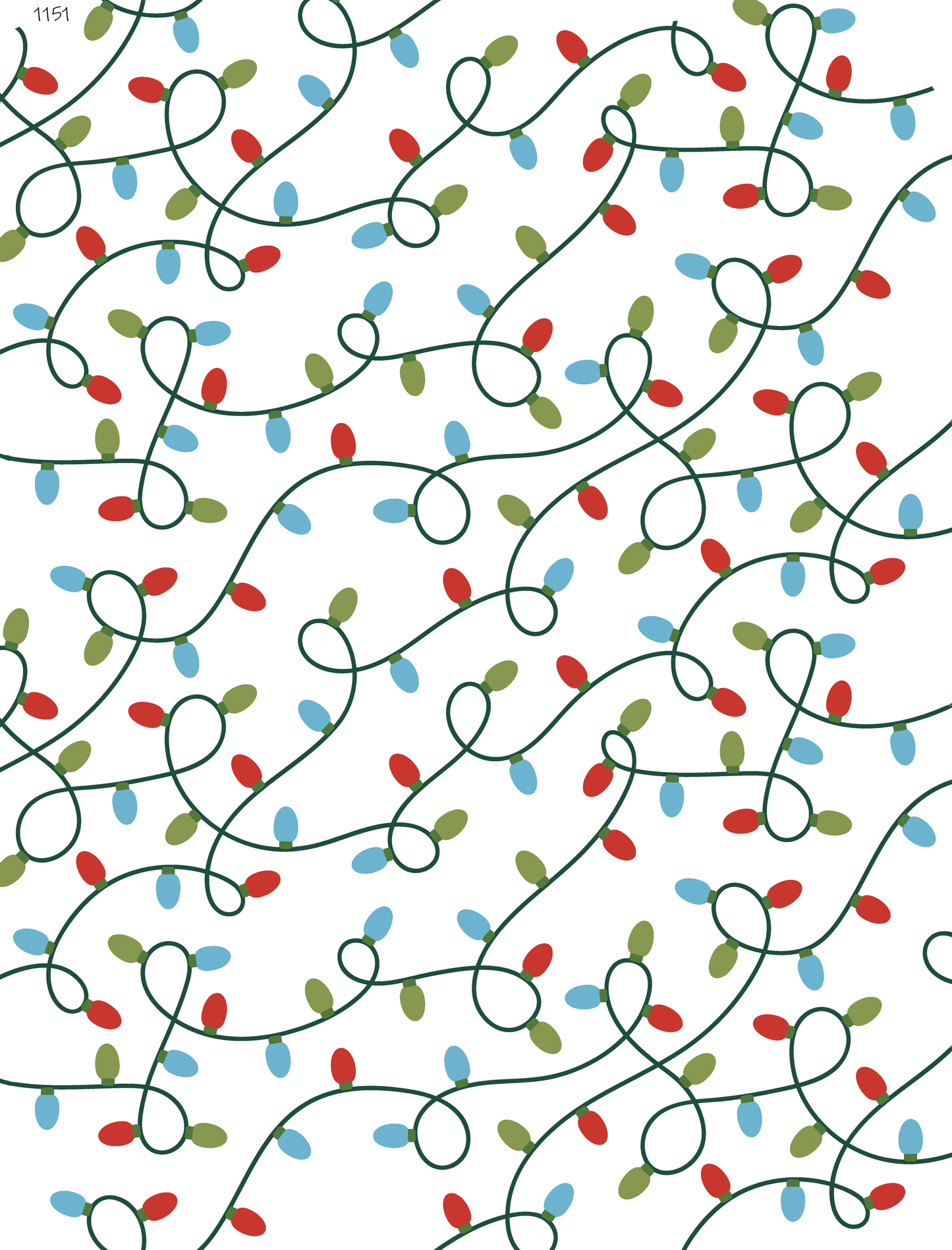 Winding Christmas Light