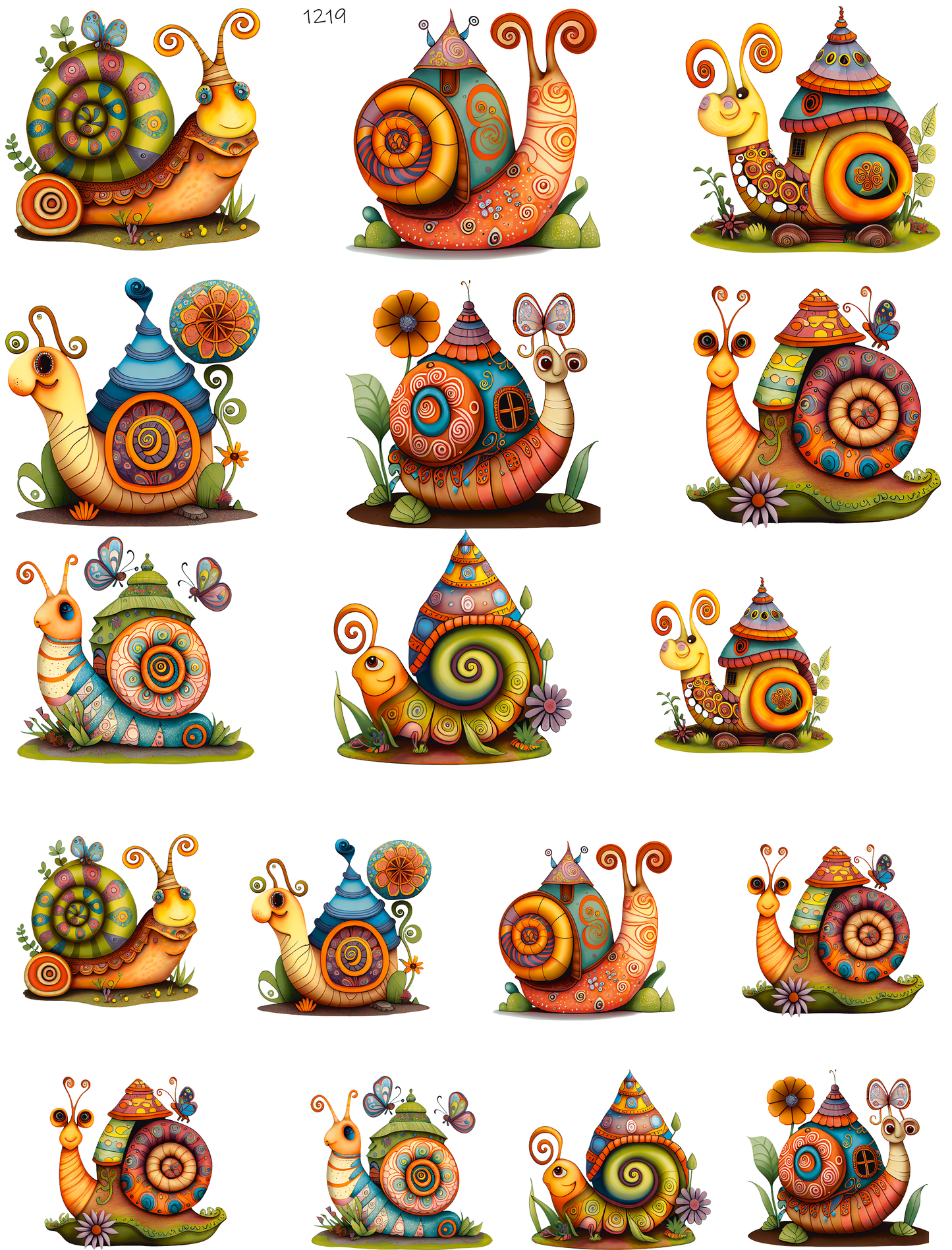 Whimsical Snails