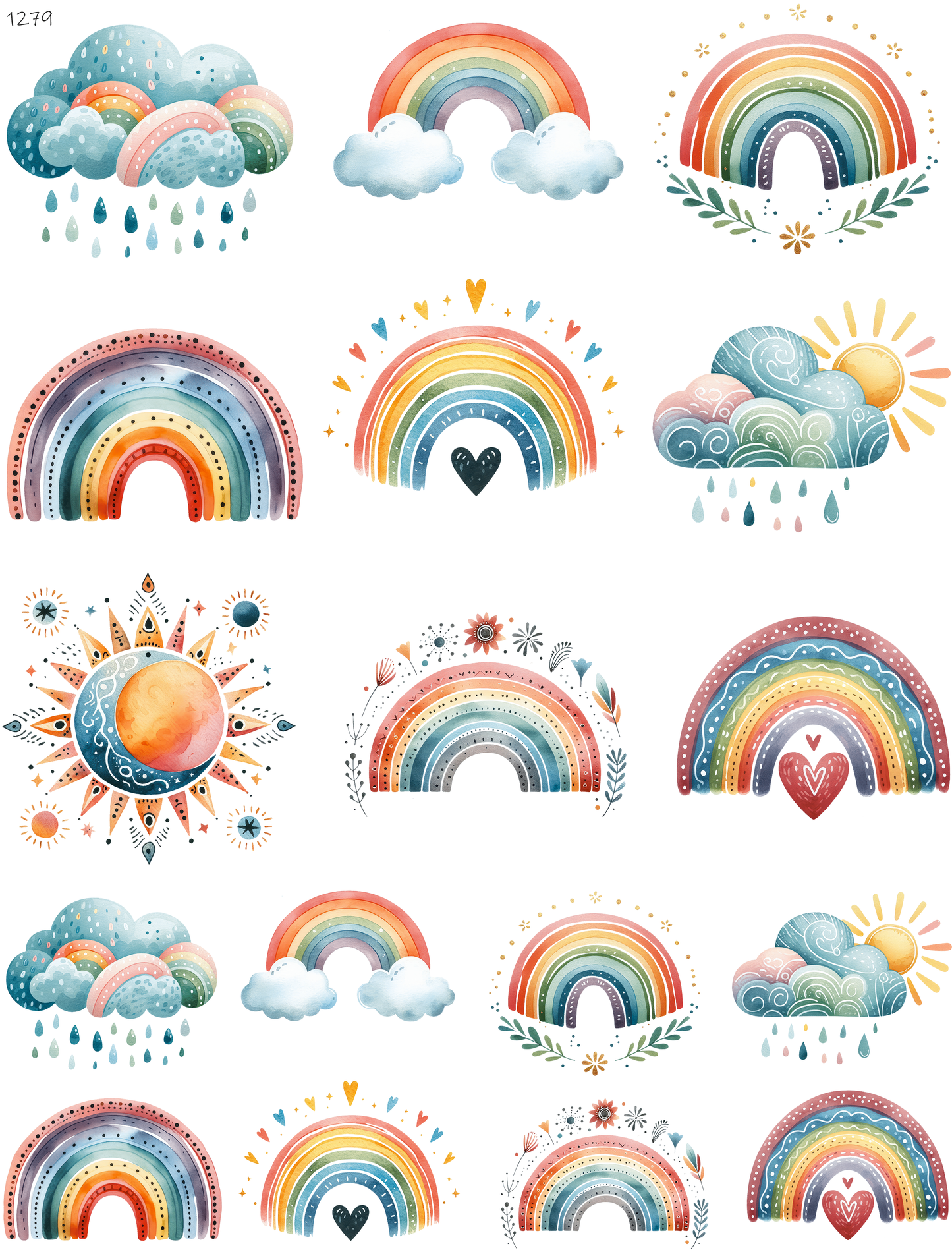 Rainbow Sun And Rain