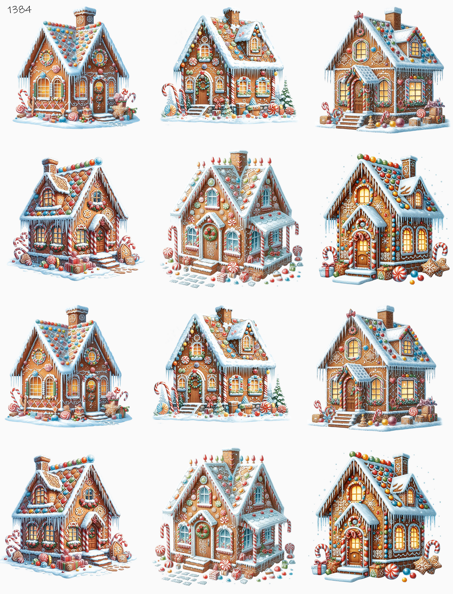 Gingerbread Houses Ready To Eat