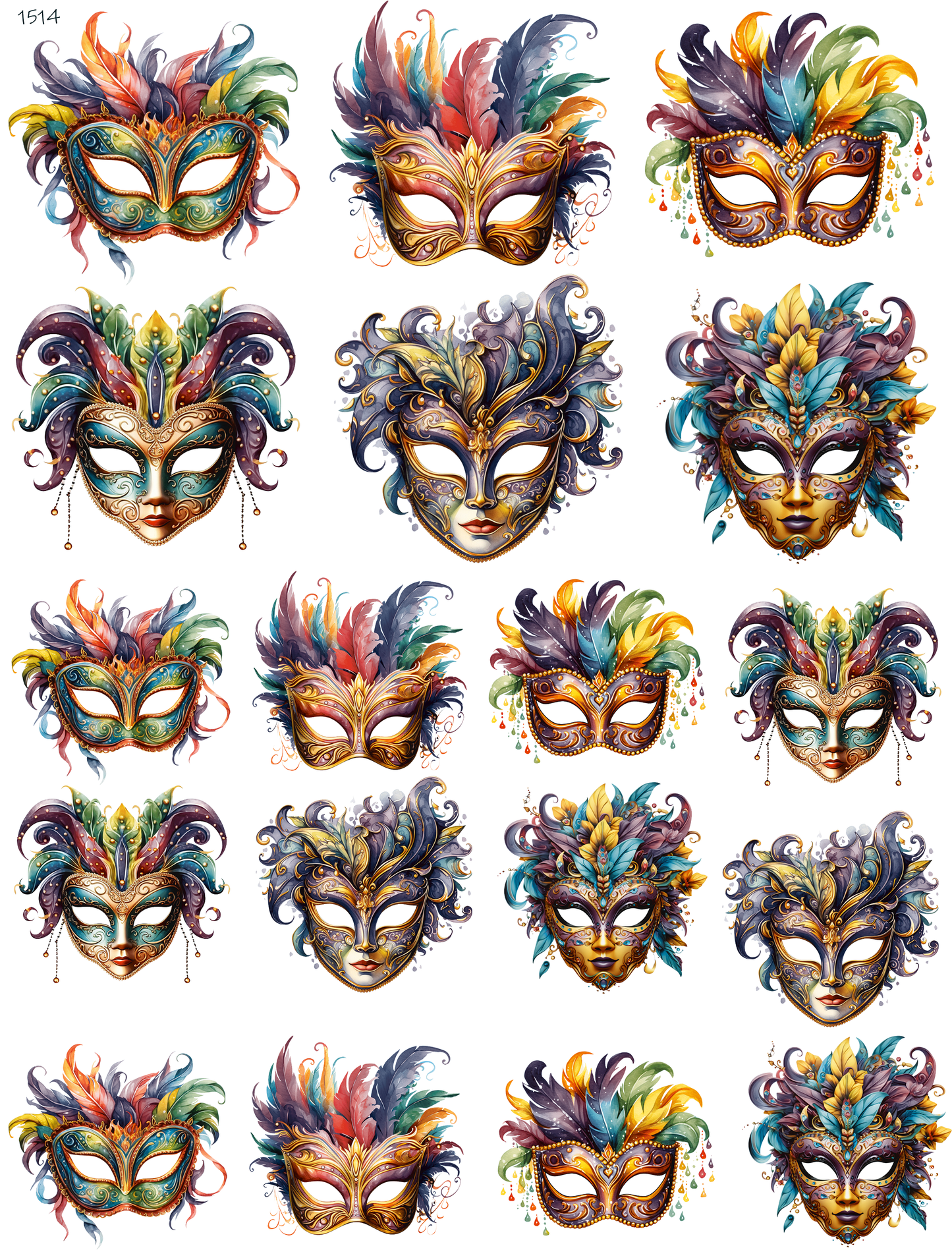 Mardi Gras Mask