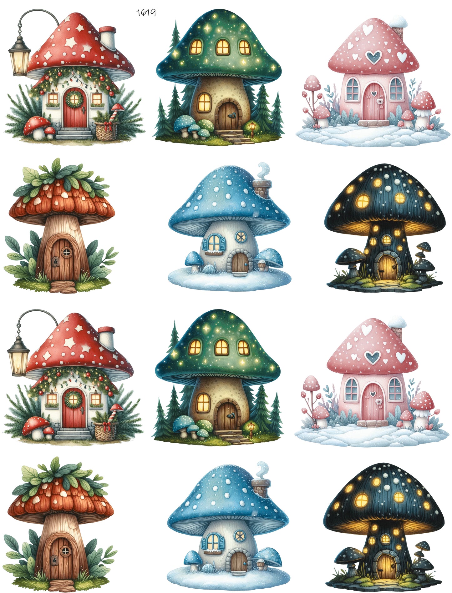 Mushroom House Of Every Season