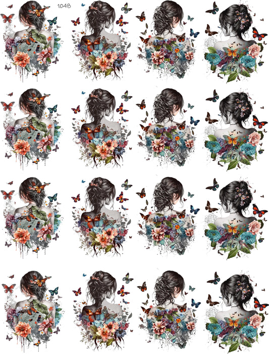 Butterflies On A Women