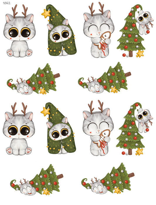 Adorable Christmas Cat