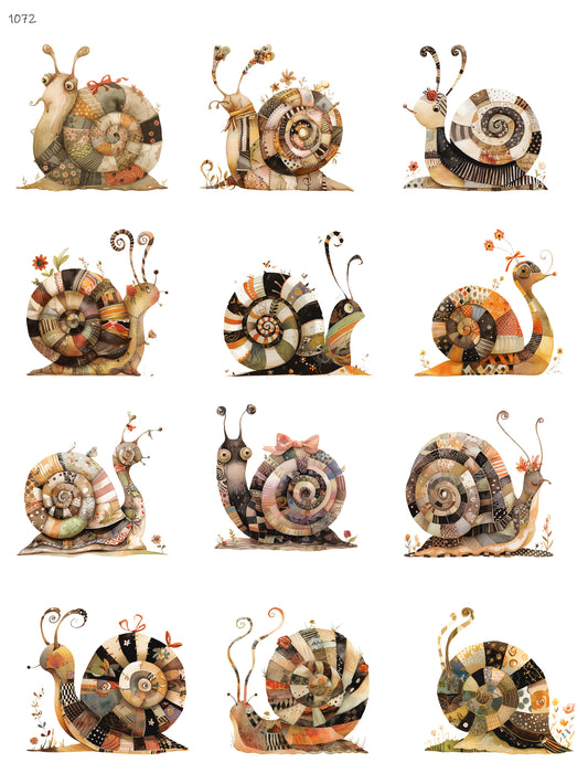 Patchwork Snails