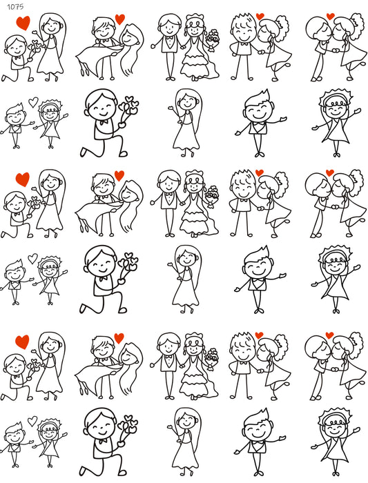 Married Stick Figures