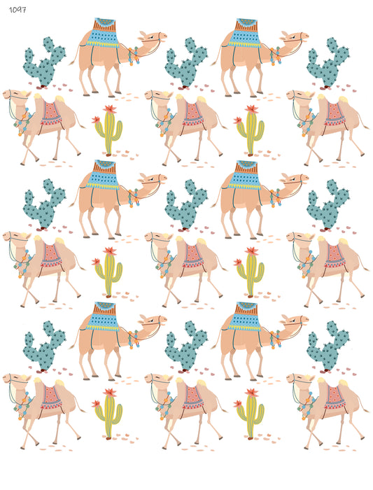 Camel and Cactuses
