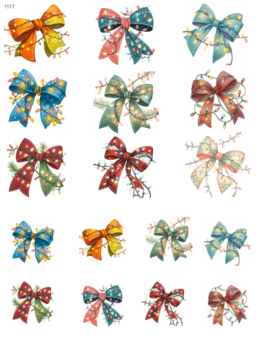 Christmas Light Bows