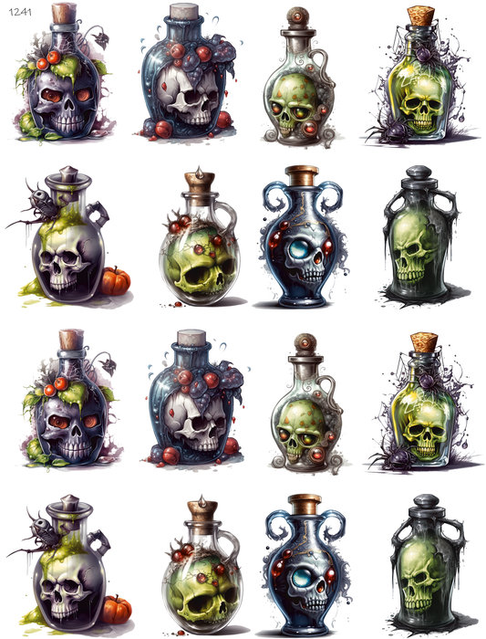Spooky Potions Bottles