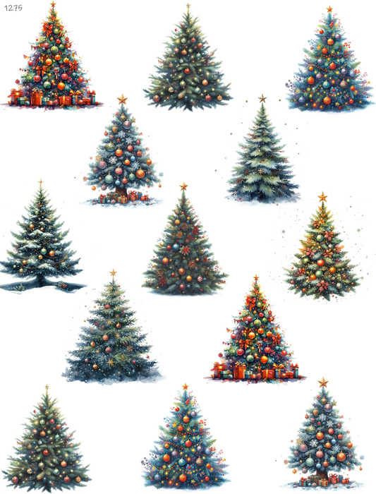 Decorated Christmas Trees