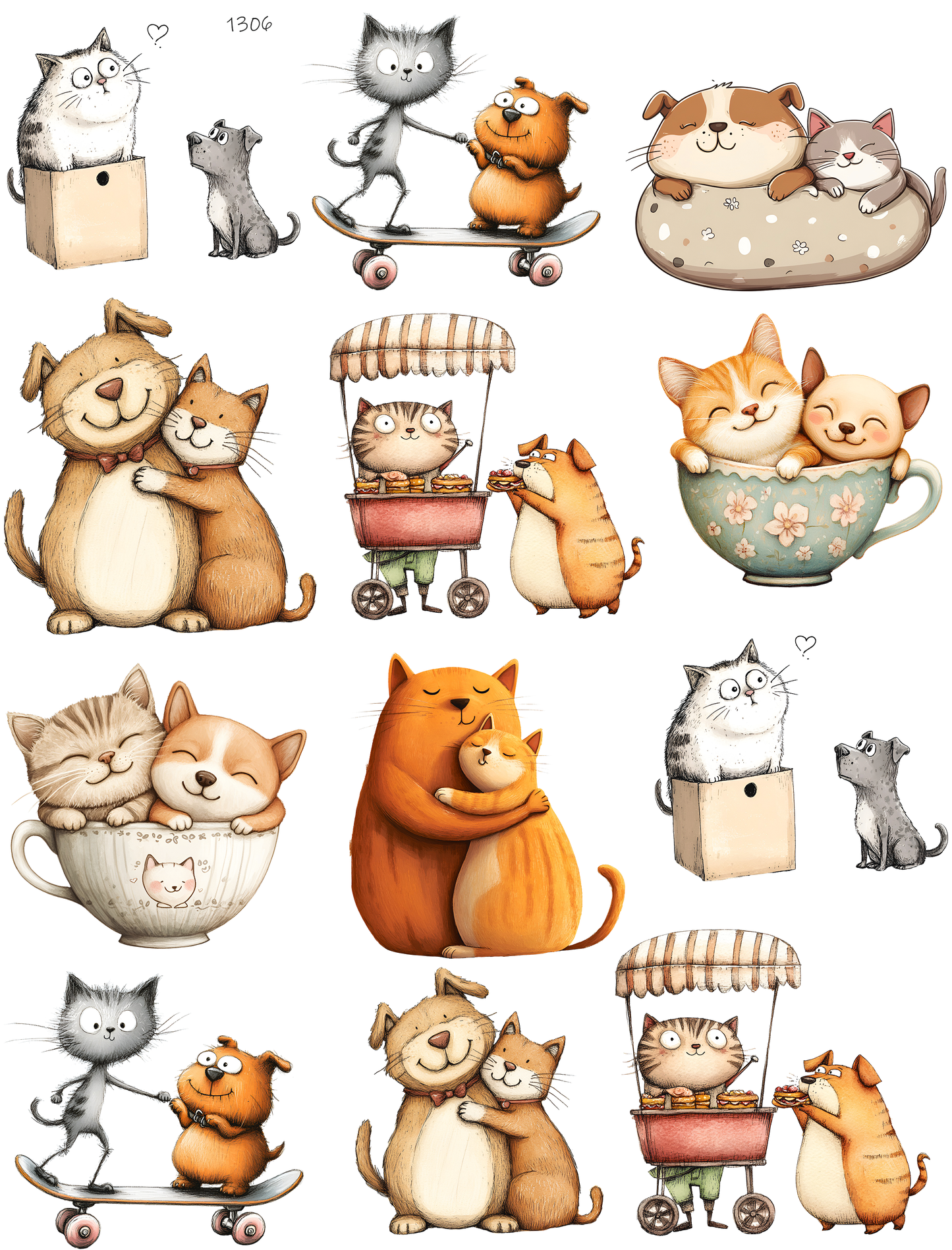 Cats and Dogs Together