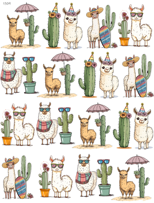 Cactus and Llamas