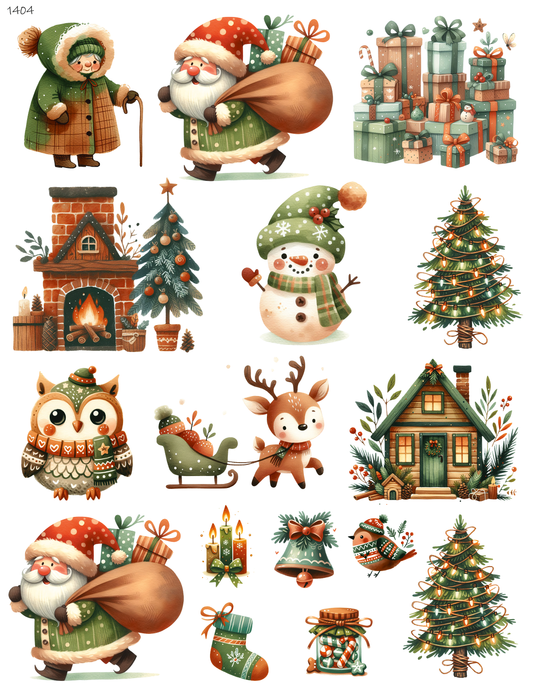 Santa Delivering Presents