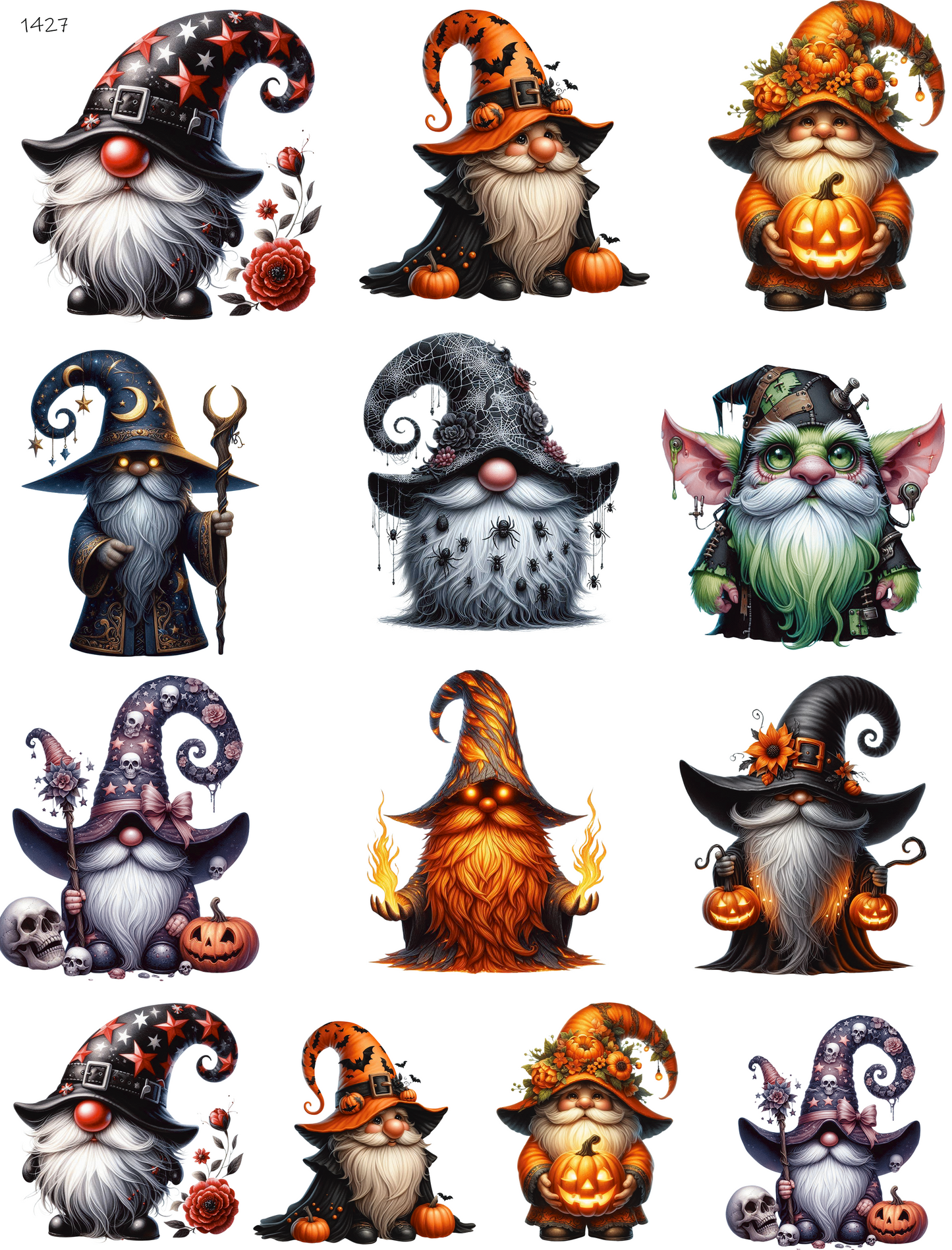 Gnomes Ready For Halloween