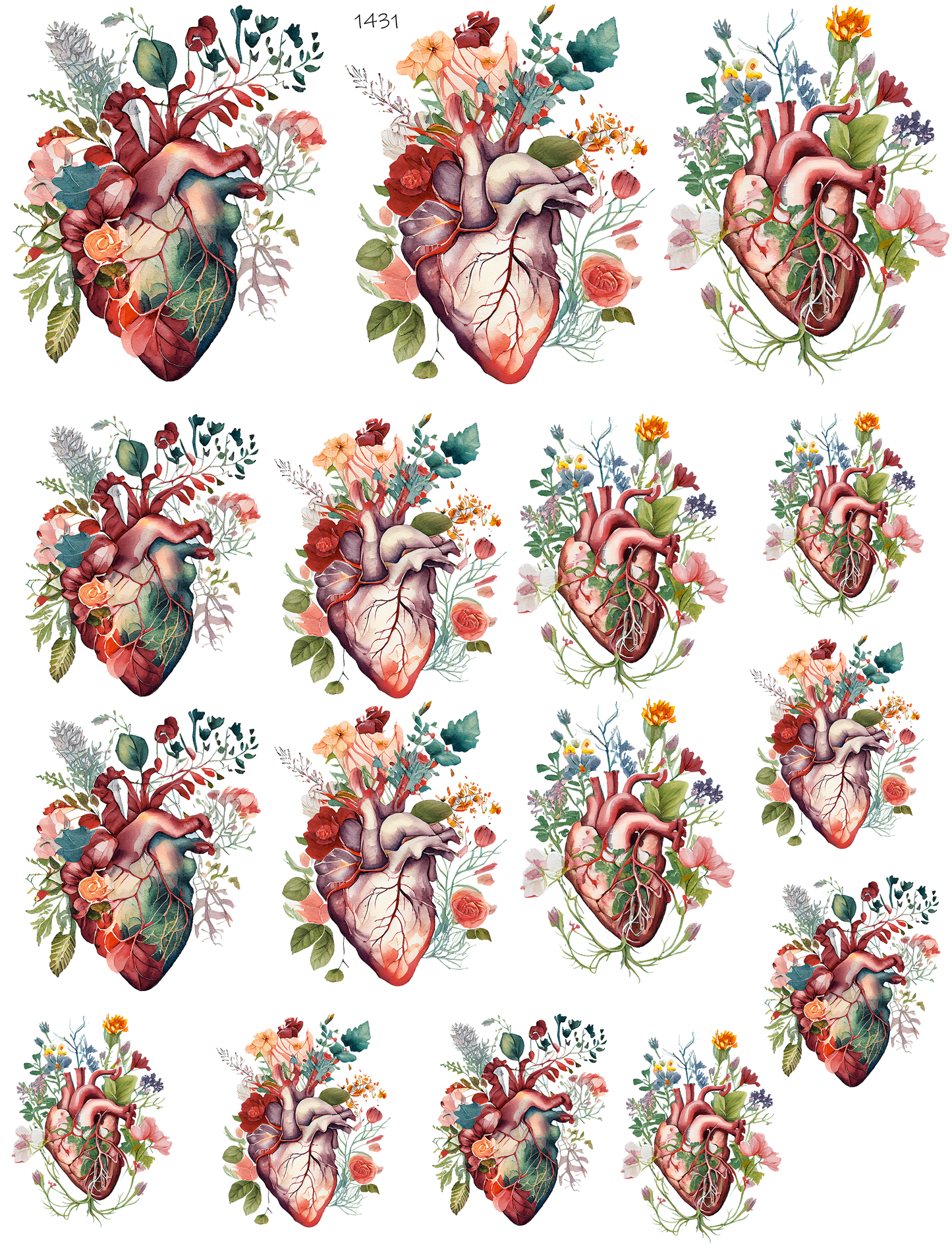 Floral Hearts