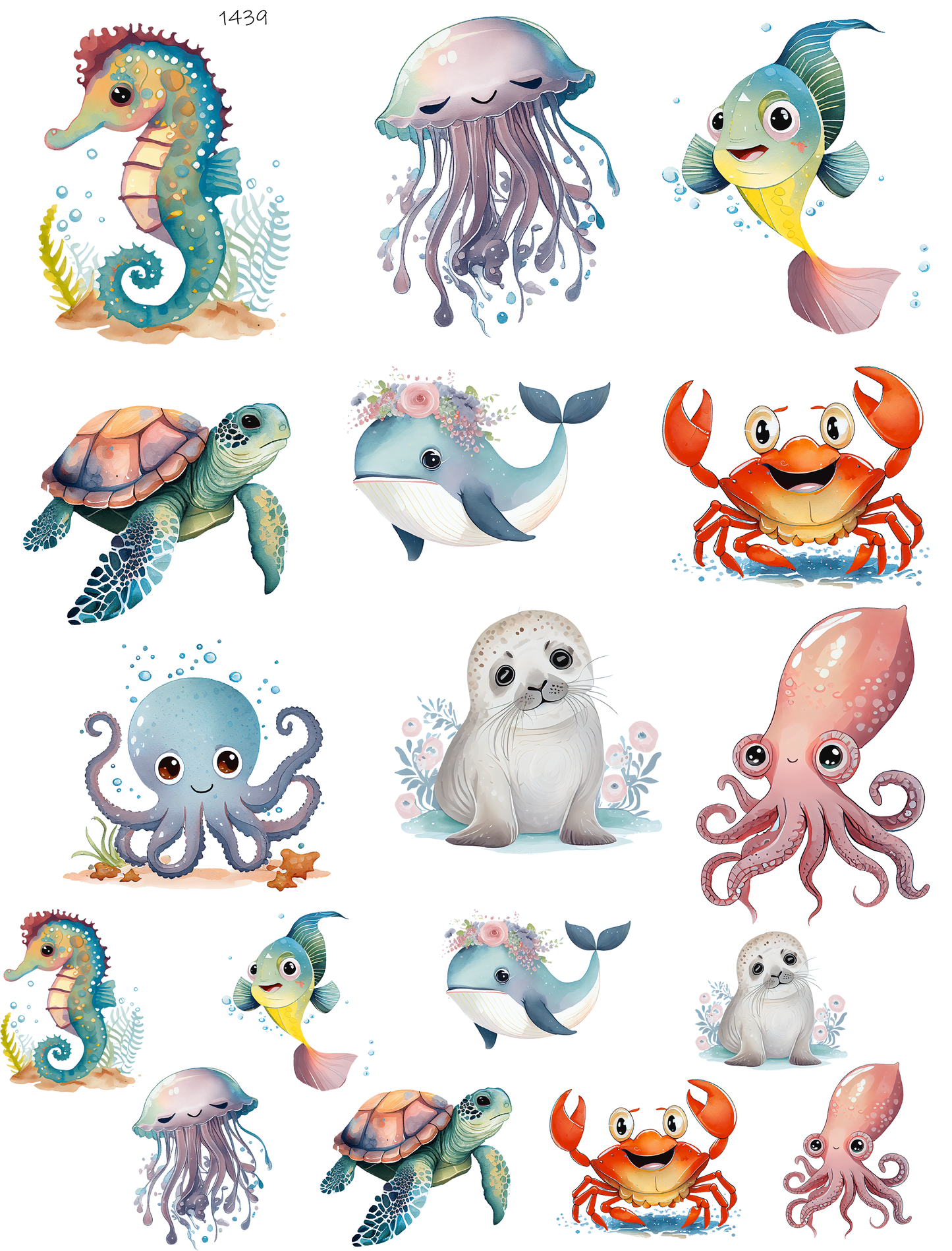 Under The Sea With A Splash Of Cute