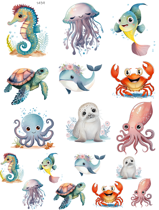 Under The Sea With A Splash Of Cute