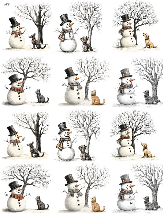 Snowman And Friends