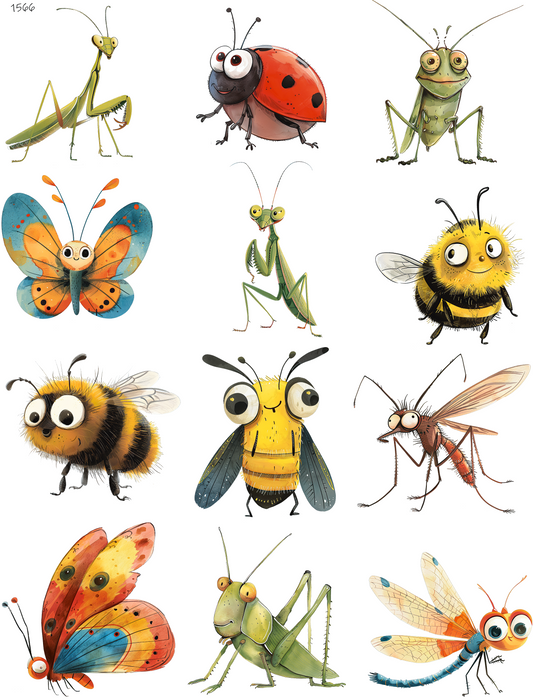 Random Happy Insects