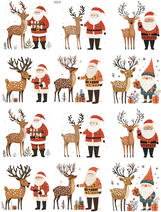 Santa Loves His Reindeer