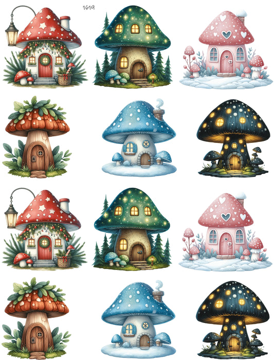 Mushroom House Of Every Season