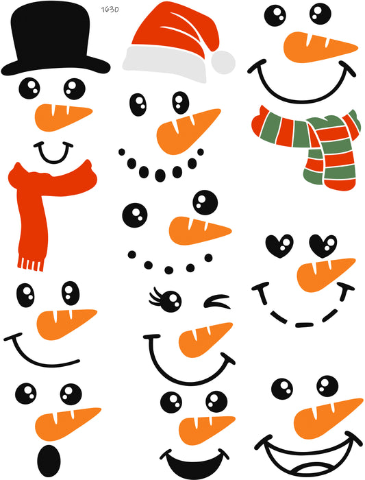 Snowman Faces