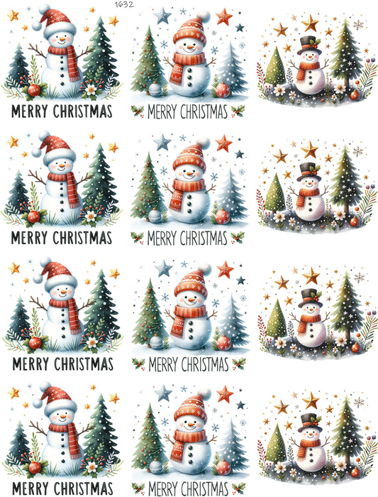 Merry Christmas From Snowman